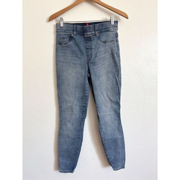 Spanx ankle skinny jeans in light vintage wash size medium - Picture 2 of 9